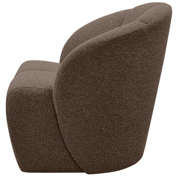 de eekhoorn MOJO DRAAIFAUTEUIL BOUCLÉ BRUIN MELANGE