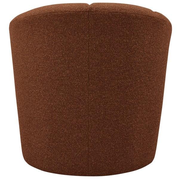 De Eekhoorn MOJO DRAAIFAUTEUIL BOUCLÉ ROESTBRUIN MELANGE