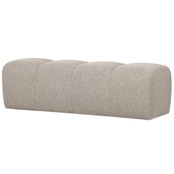 De Eekhoorn MOJO EETBANKJE 164 CM BOUCLÉ BEIGE MELANGE