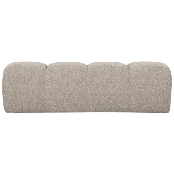de eekhoorn MOJO EETBANKJE 164 CM BOUCLÉ BEIGE MELANGE