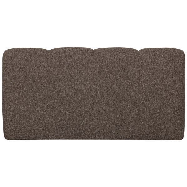 De Eekhoorn MOJO EETBANKJE 164 CM MET RUGLEUNING BOUCLÉ BRUIN MELANGE