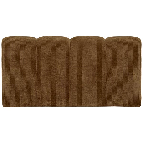 De Eekhoorn MOJO EETBANKJE 164 CM MET RUGLEUNING RIBSTOF HONINGGEEL