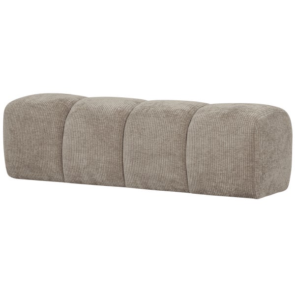 De Eekhoorn MOJO EETBANKJE 164 CM RIBSTOF DONKERZAND