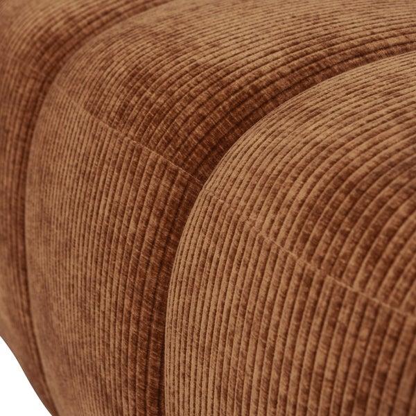 De Eekhoorn MOJO EETBANKJE 164 CM RIBSTOF ROESTBRUIN