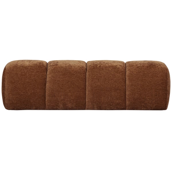 de eekhoorn MOJO EETBANKJE 164 CM RIBSTOF ROESTBRUIN