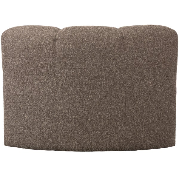 De Eekhoorn MOJO EETBANKJE HOEK MET RUGLEUNING BOUCLÉ BRUIN MELANGE