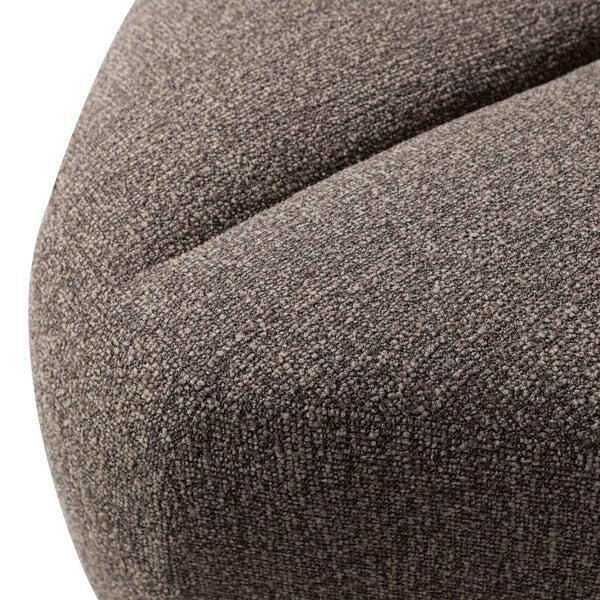 De Eekhoorn MOJO EETBANKJE HOEK MET RUGLEUNING BOUCLÉ BRUIN MELANGE