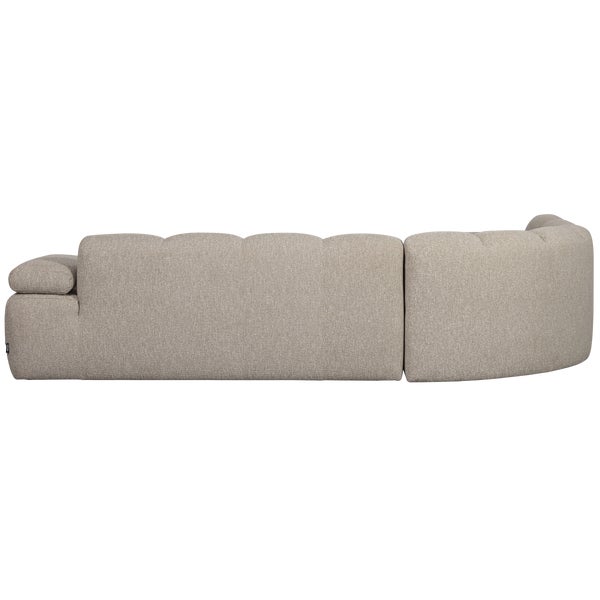 de eekhoorn MOJO HOEKBANK LINKS BOUCLÉ BEIGE MELANGE