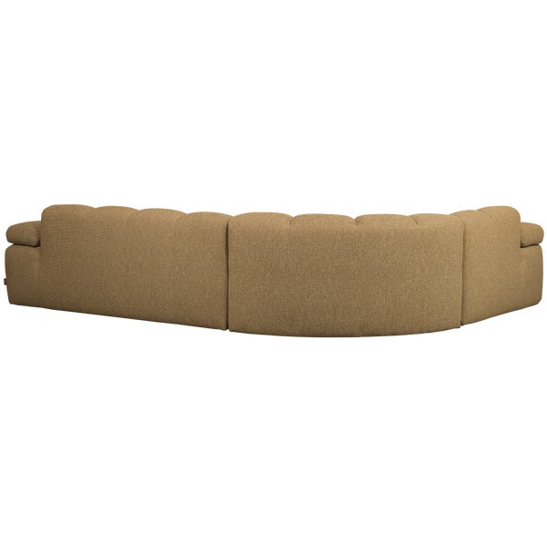 De Eekhoorn MOJO HOEKBANK LINKS BOUCLÉ GEEL/BRUIN MELANGE