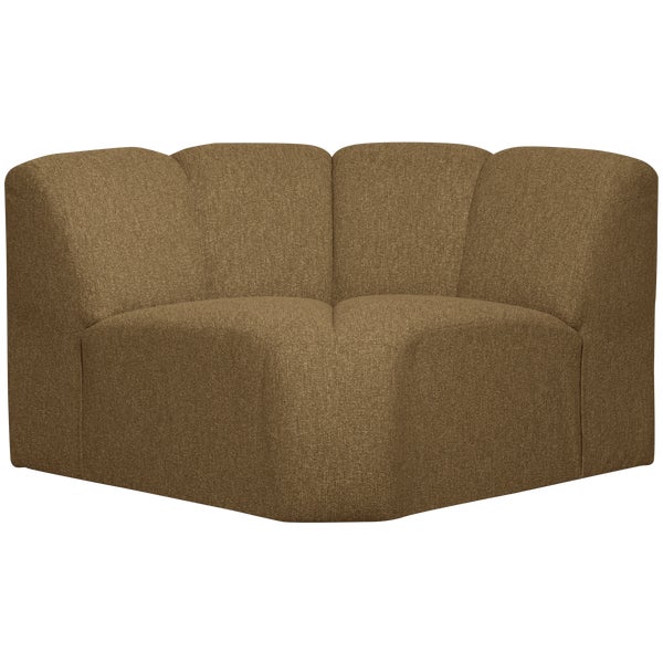 De Eekhoorn MOJO HOEKELEMENT BOUCLÉ GEEL/BRUIN MELANGE