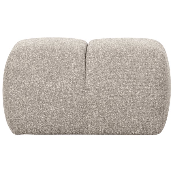 de eekhoorn MOJO POEF 45X84X64 CM BOUCLÉ BEIGE MELANGE
