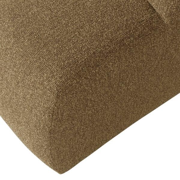 De Eekhoorn MOJO POEF 45X84X64 CM BOUCLÉ GEEL/BRUIN MELANGE