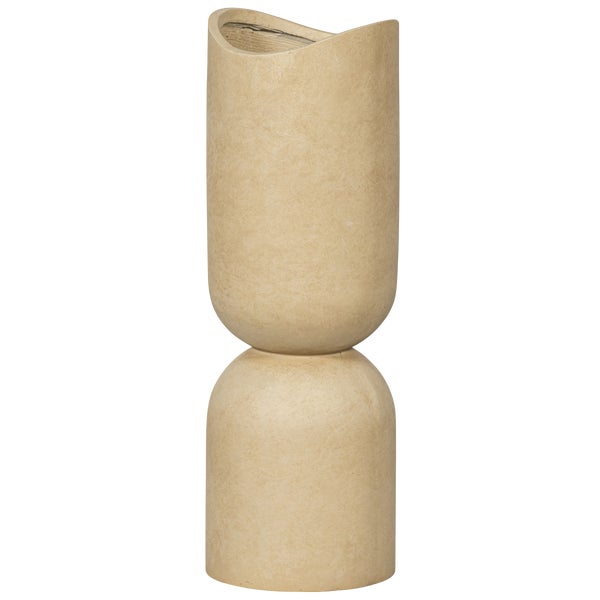 De Eekhoorn MOSI VAAS/PLANTENPOT FIBER CLAY BEIGE 75XØ25 CM