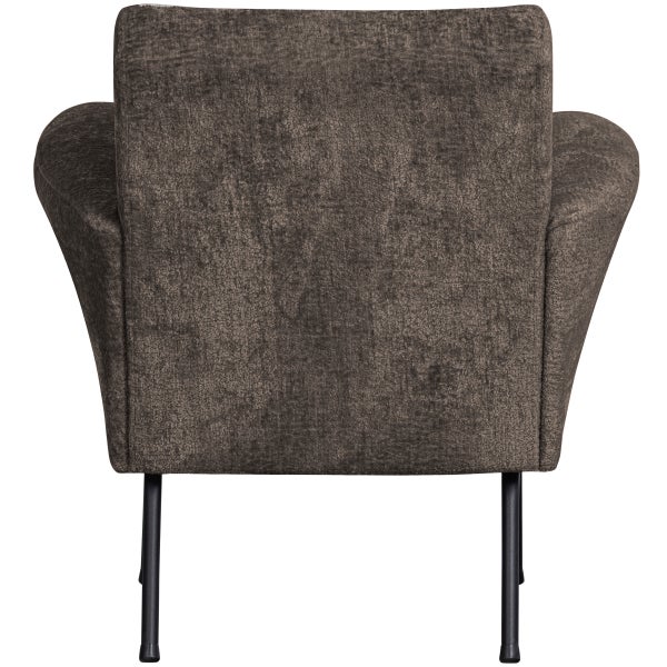 De Eekhoorn MUSE FAUTEUIL GROF GEWEVEN STOF GRIJS/BRUIN