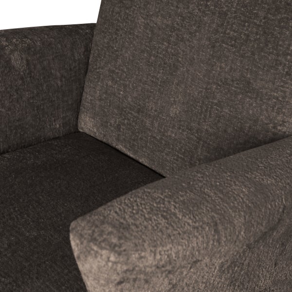 De Eekhoorn MUSE FAUTEUIL GROF GEWEVEN STOF GRIJS/BRUIN