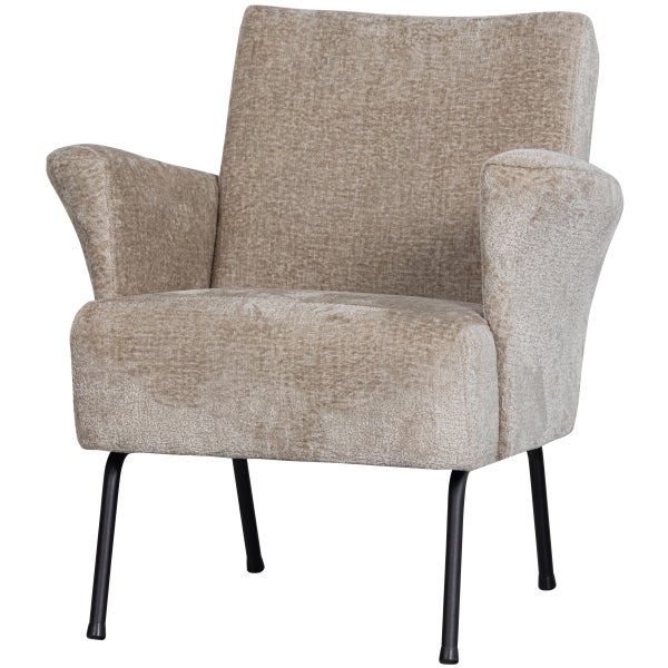 De Eekhoorn MUSE FAUTEUIL GROF GEWEVEN STOF NATUREL