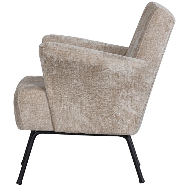 De Eekhoorn MUSE FAUTEUIL GROF GEWEVEN STOF NATUREL