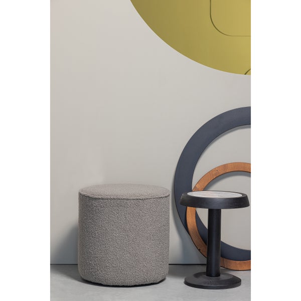 De Eekhoorn NANNE BIJZETTAFEL MANGO HOUT ZWART MET MARMER TOP