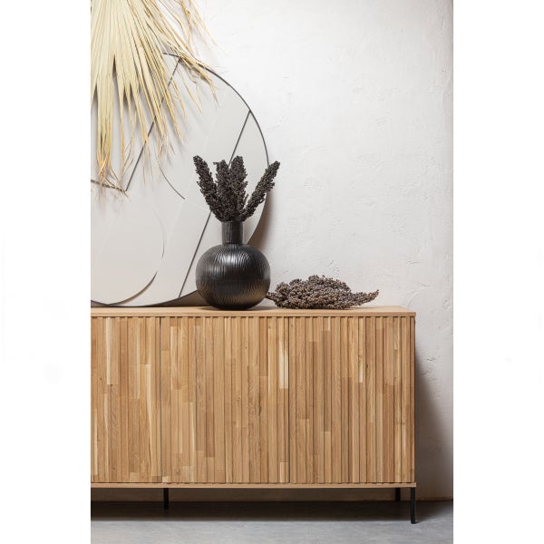 De Eekhoorn NEW GRAVURE DRESSOIR 200 CM EIKEN BLANKE LAK [fsc]