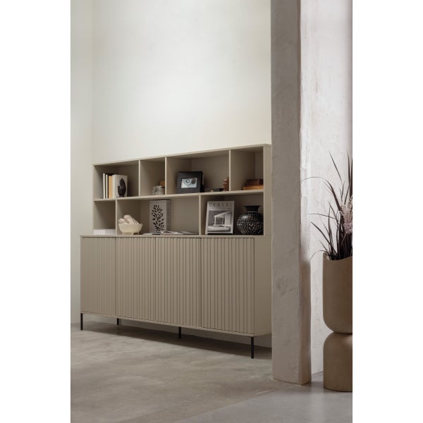 De Eekhoorn NEW GRAVURE DRESSOIR 200 CM GRENEN DUST [fsc]