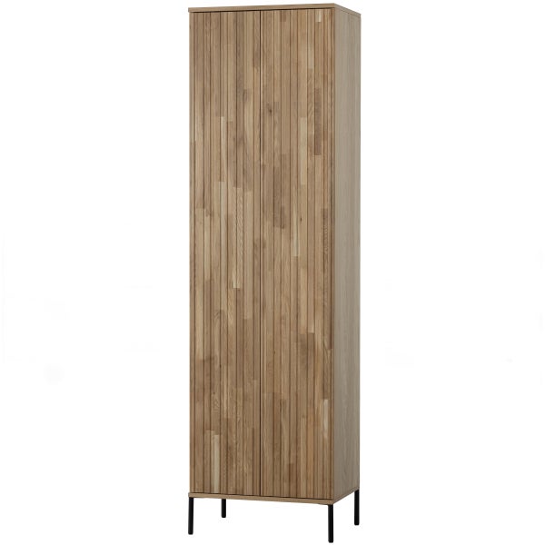 de eekhoorn NEW GRAVURE HOGE KAST MET LADE EIKEN BLANKE LAK [fsc]