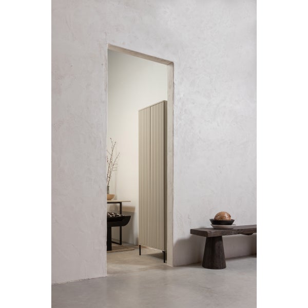 De Eekhoorn NEW GRAVURE HOGE KAST MET LADE GRENEN DUST [fsc]