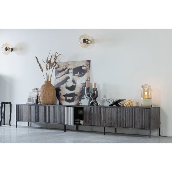 De Eekhoorn NEW GRAVURE TV MEUBEL 100 CM ESSEN FINEER ESPRESSO [fsc]