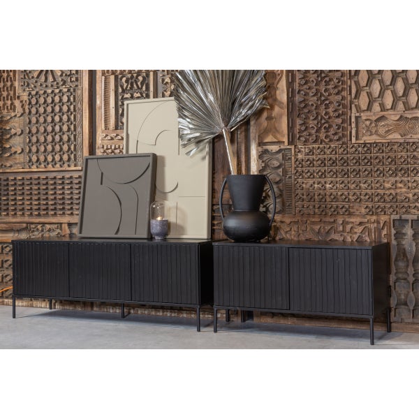 De Eekhoorn NEW GRAVURE TV MEUBEL 100 CM GRENEN ZWART [fsc]