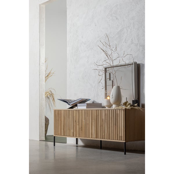 De Eekhoorn NEW GRAVURE TV MEUBEL 150 CM EIKEN BLANKE LAK [fsc]