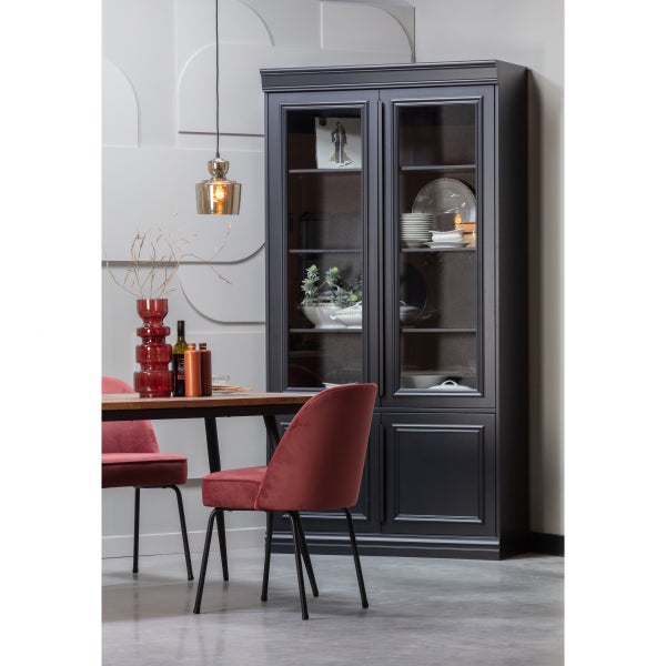 De Eekhoorn ORGANIZE VITRINEKAST 44 CM GRENEN MATZWART [fsc]