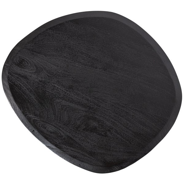 De Eekhoorn POSTURE SALONTAFEL MANGO HOUT ZWART Ø70 CM