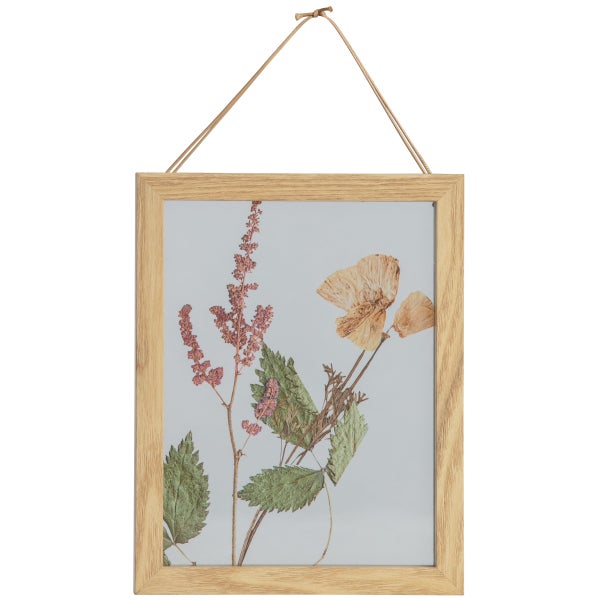 De Eekhoorn POTPOURRI FOTOLIJST BLOEMEN MET HOUTEN RAND 23x18