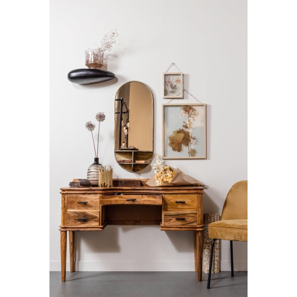 de eekhoorn POTPOURRI FOTOLIJST BLOEMEN MET HOUTEN RAND 23x18