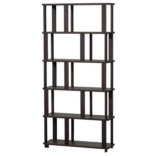 De Eekhoorn RISS BOEKENKAST EIKENHOUT MYSTIC BROWN 186X90 CM