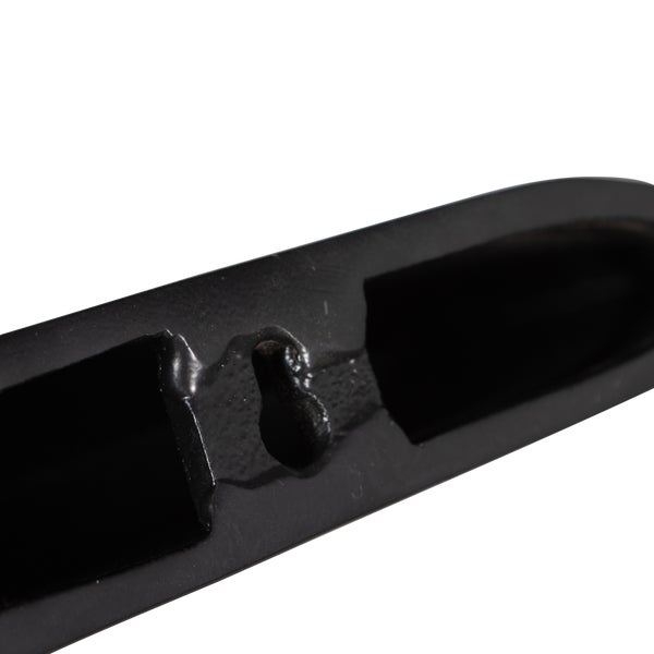 de eekhoorn ROCK WANDPLANK ALUMINIUM ZWART 7X50X13 CM