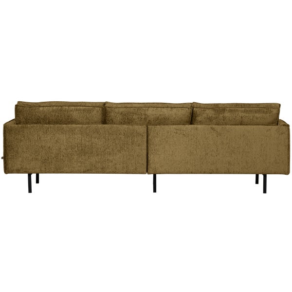 De Eekhoorn RODEO BANK 3-ZITS STRUCTURE VELVET BRASS