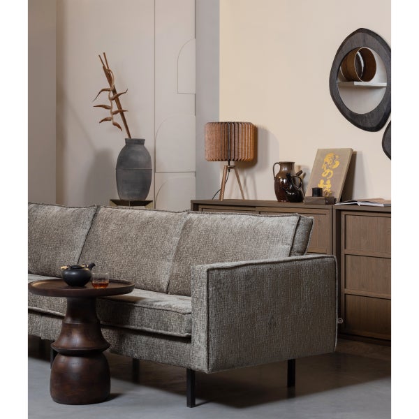 De Eekhoorn RODEO BANK 3-ZITS STRUCTURE VELVET FROST