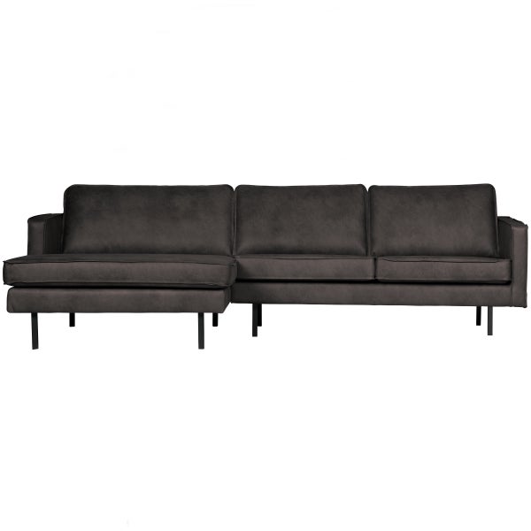 De Eekhoorn RODEO CHAISE LONGUE LINKS ECOLEER ZWART