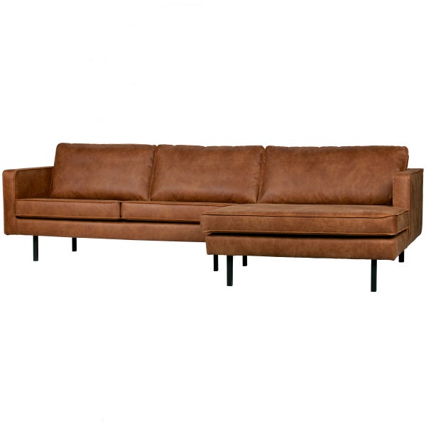de eekhoorn RODEO CHAISE LONGUE RECHTS ECOLEER COGNAC