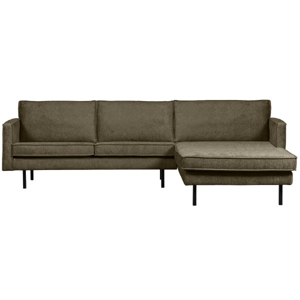De Eekhoorn RODEO CHAISE LONGUE RECHTS STRUCTURE VELVET BONSAI