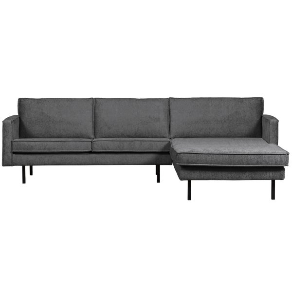 De Eekhoorn RODEO CHAISE LONGUE RECHTS STRUCTURE VELVET MOUNTAIN
