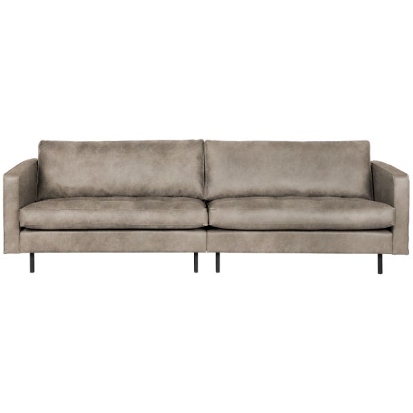 De Eekhoorn RODEO CLASSIC 3-ZITS BANK LEDERLOOK ELEPHANT SKIN