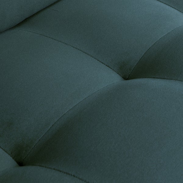 De Eekhoorn RODEO CLASSIC FAUTEUIL VELVET GROENBLAUW