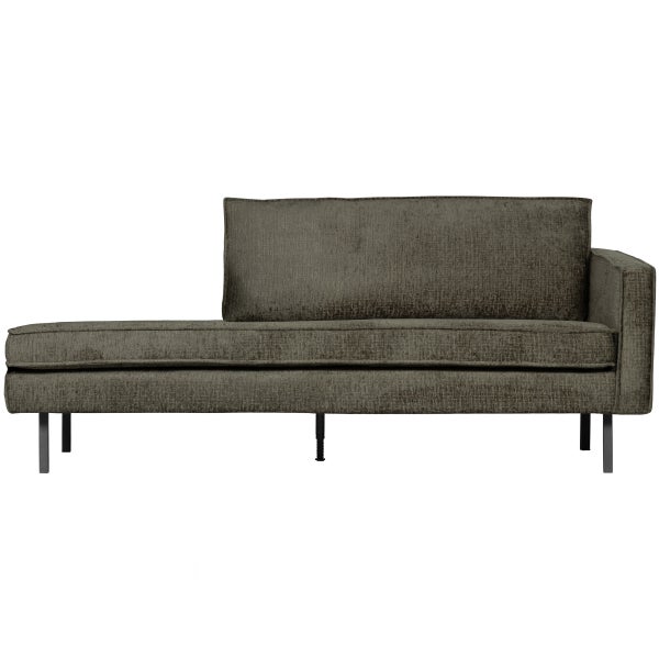 De Eekhoorn RODEO DAYBED RECHTS STRUCTURE VELVET FROST