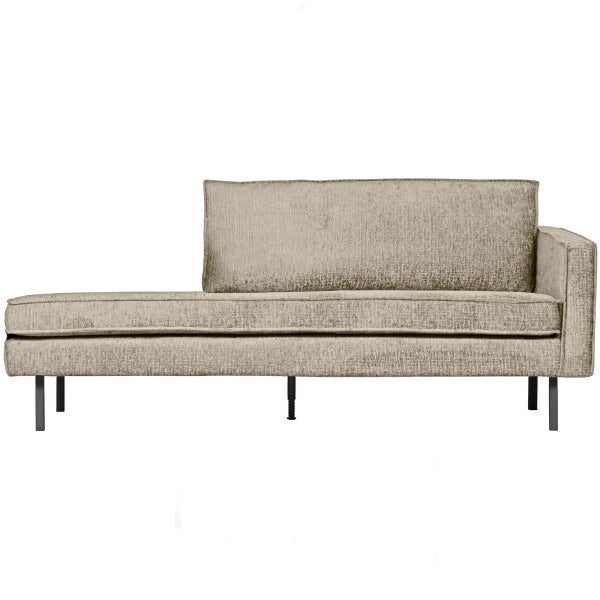 De Eekhoorn RODEO DAYBED RECHTS STRUCTURE VELVET WHEATFIELD