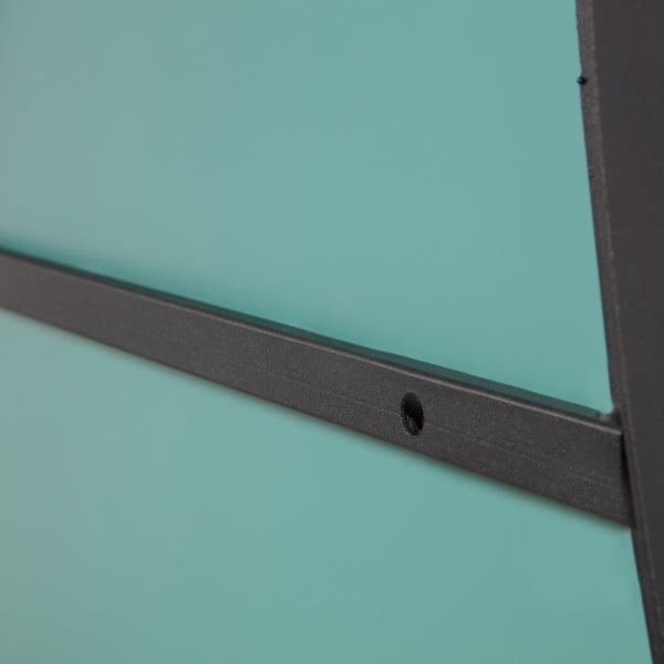 de eekhoorn ROMEE ORGANISCHE SPIEGEL METAAL ZWART 100X70 CM