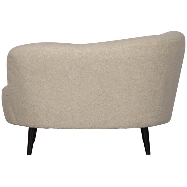 De Eekhoorn SARA LOUNGE FAUTEUIL LINKS TEDDY OFF WHITE