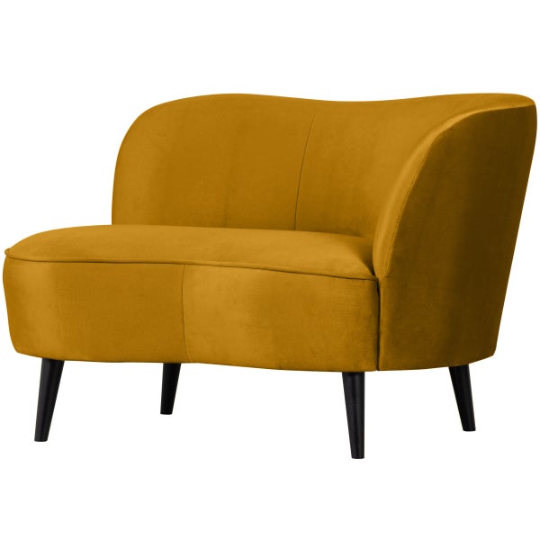 De Eekhoorn SARA LOUNGE FAUTEUIL RECHTS VELVET OKER