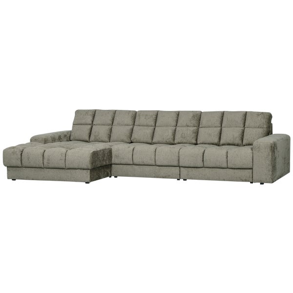 De Eekhoorn SECOND DATE CHAISE LONGUE LINKS STRUCTURE VELVET FROST