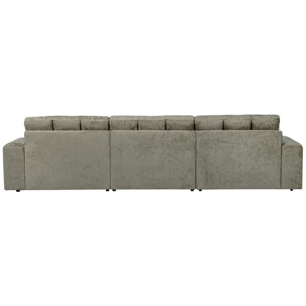 De Eekhoorn SECOND DATE CHAISE LONGUE LINKS STRUCTURE VELVET FROST